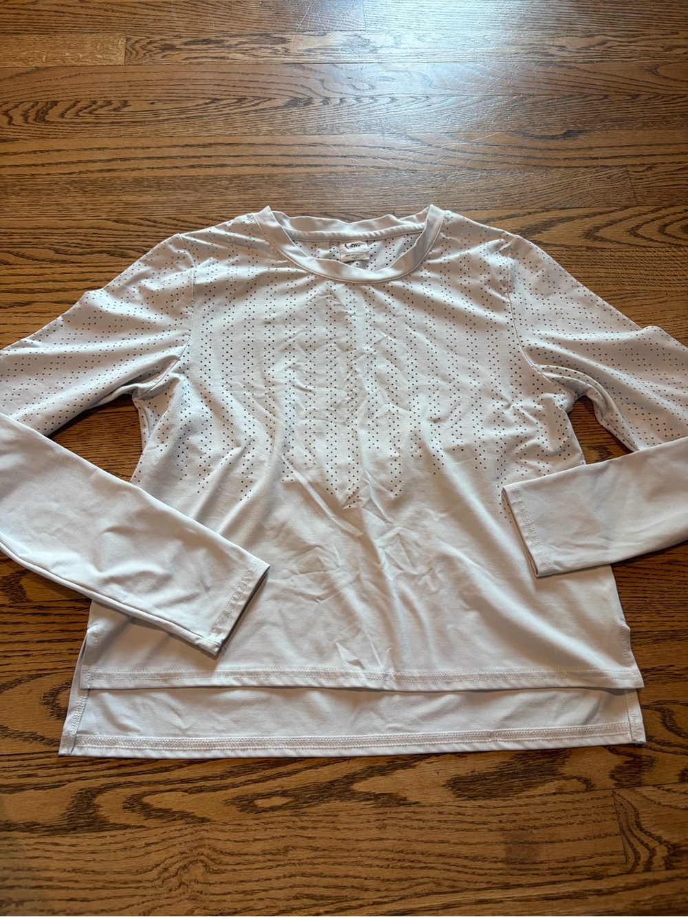 Zyia Chillcicle Crop Longsleeve White